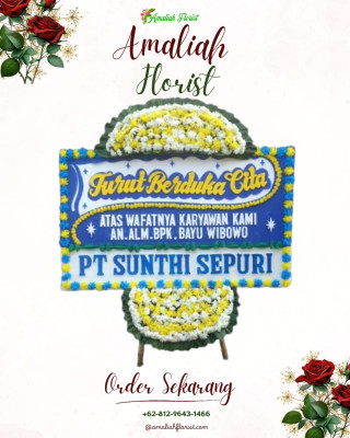 Papan Bunga Duka di Karanggeneng